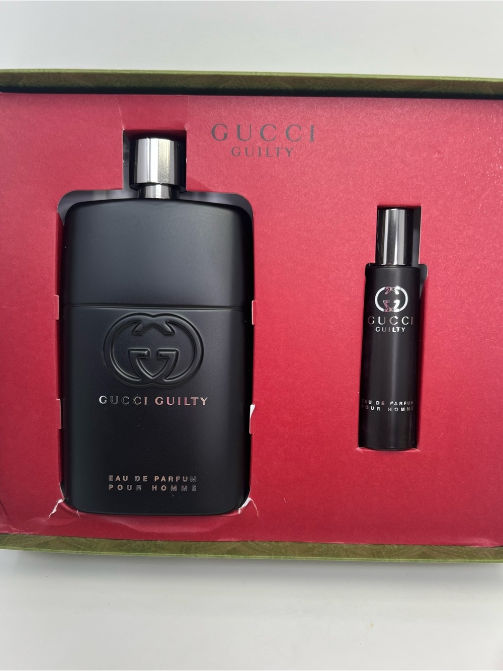 Gucci Guilty Pour Homme EDP 150ml 5oz + 15ml Travel Spray Men’s Gift Set In Box